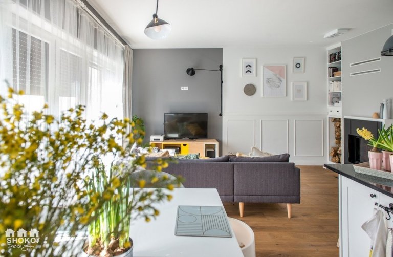 Moderní bydlení v skandinávském boho stylu
