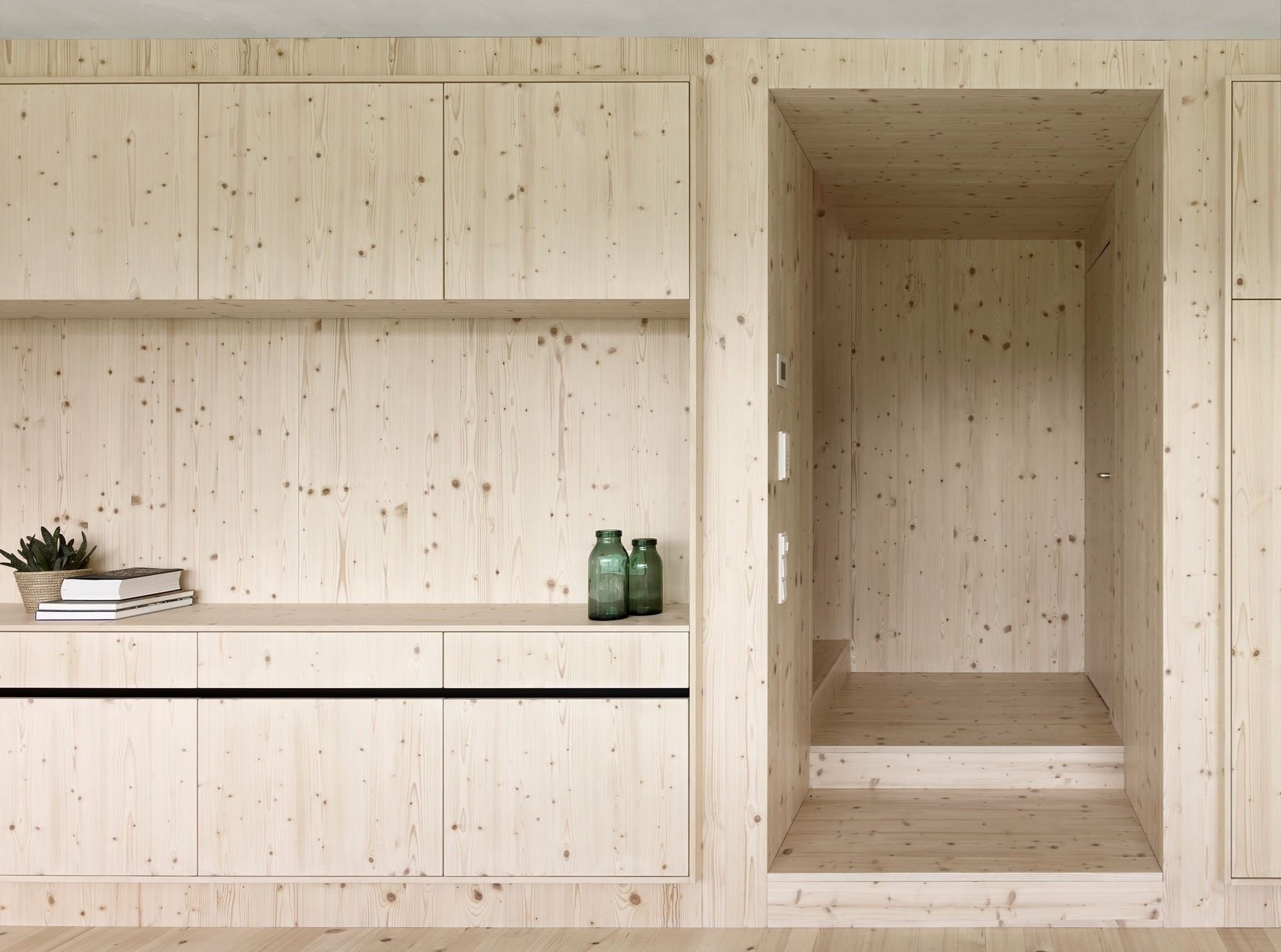 Dřevostavba v rakouských horách