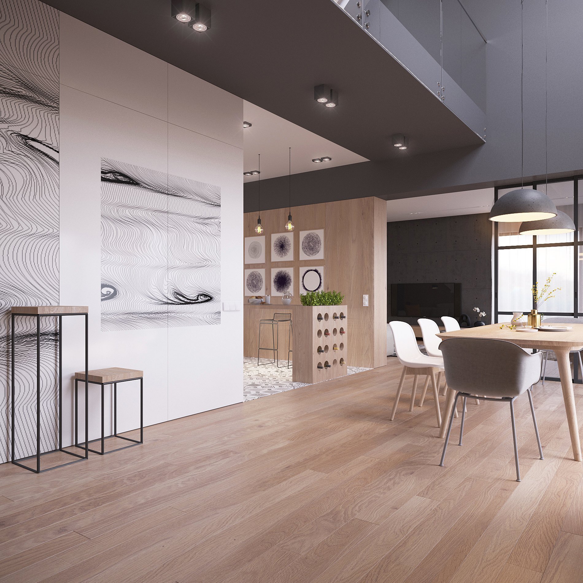 Interirér ve skandinávském stylu