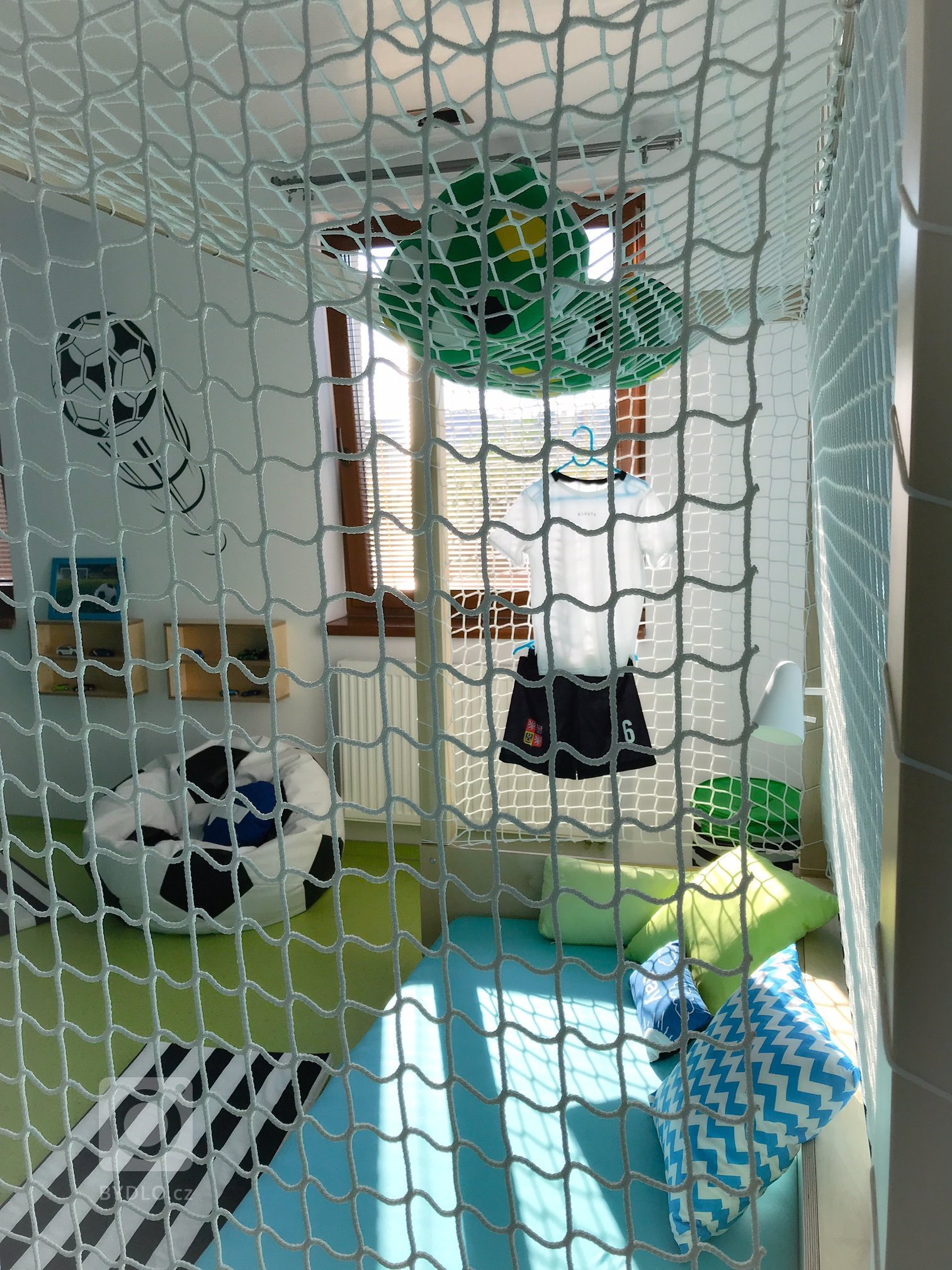 Fotbalové dekorace do dětského pokoje