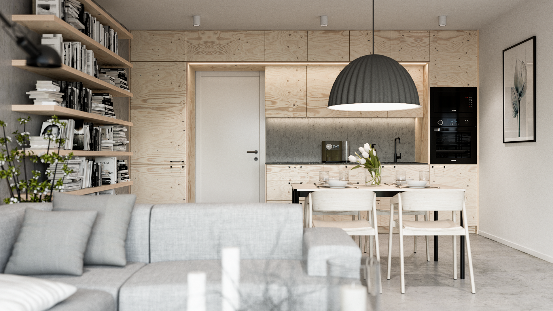 Využití překližky jako interiérového materiálu