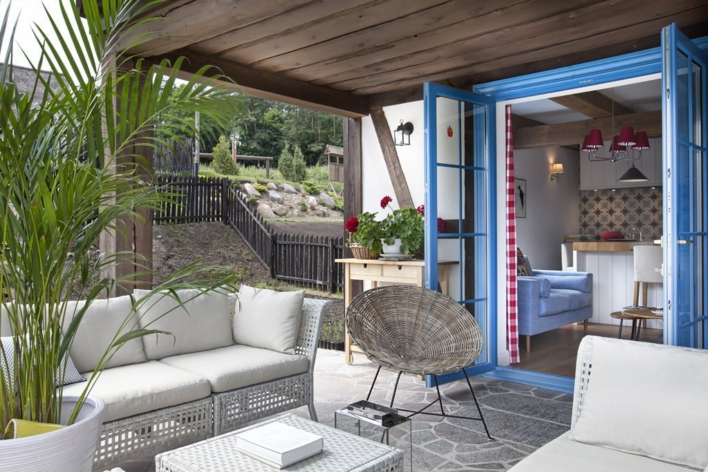 Barevná chalupa pro velkou rodinu