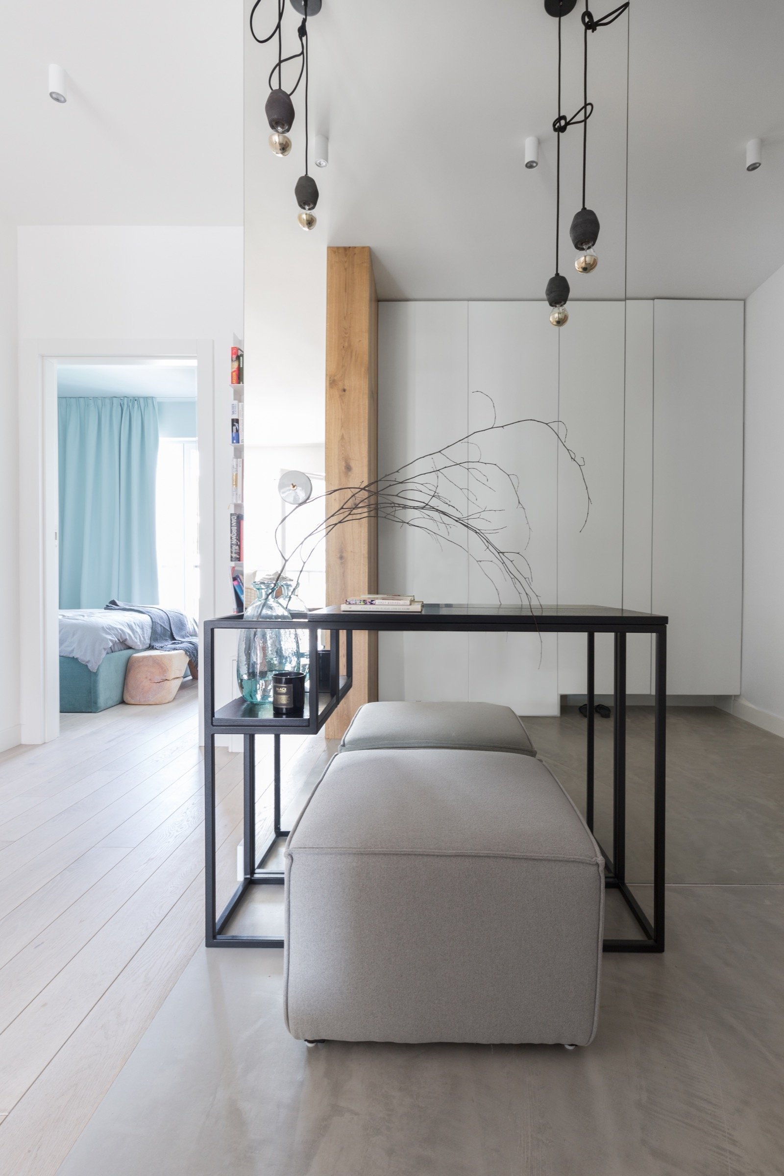 Moderní bydlení v tyrkysových odstínech