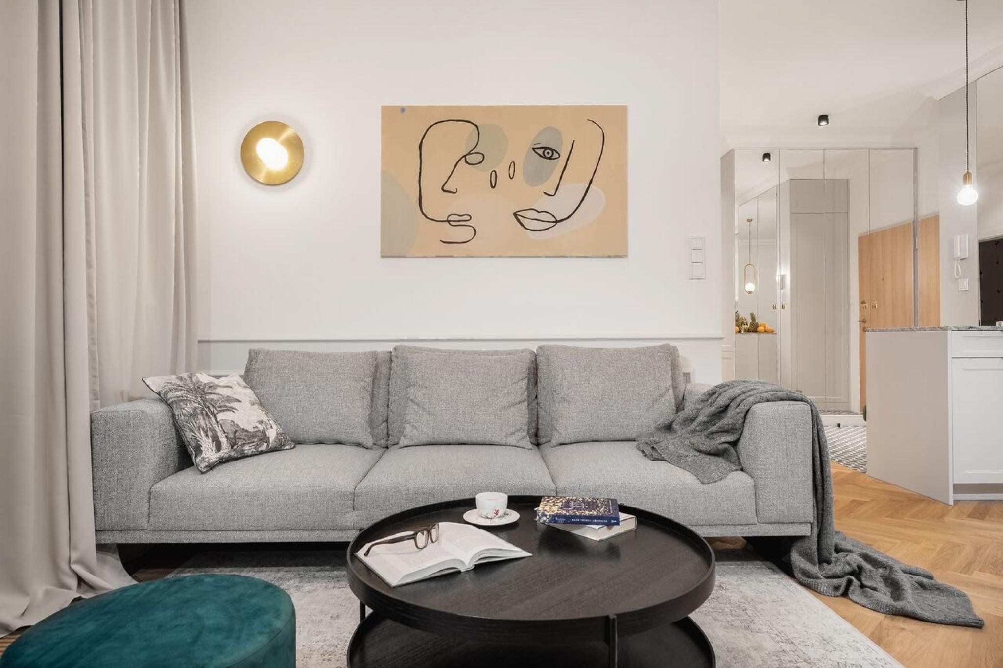 Byt v eklektickém stylu s dotekem pařížského šarmu