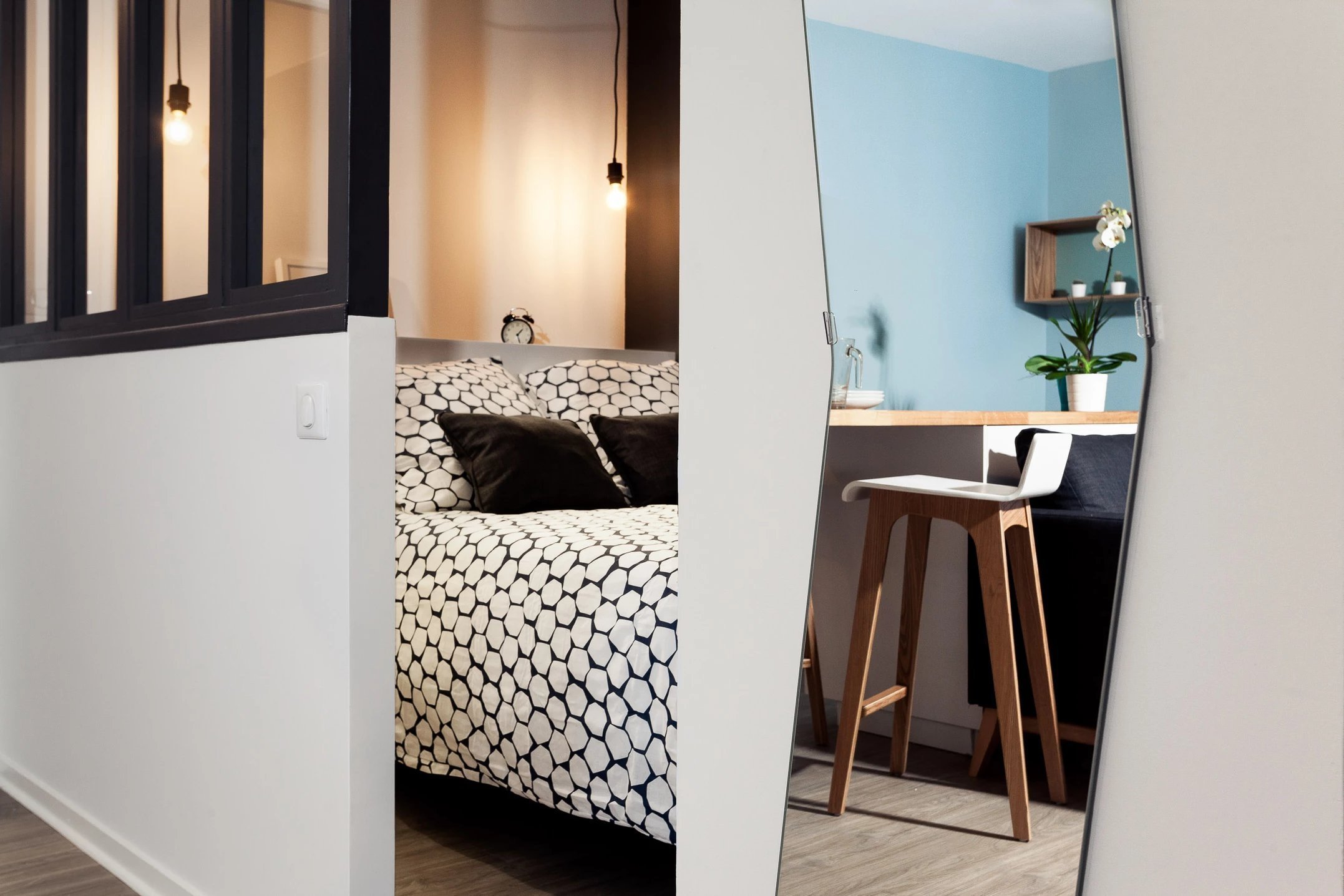 Byt ve skandinávském stylu pro single ženu