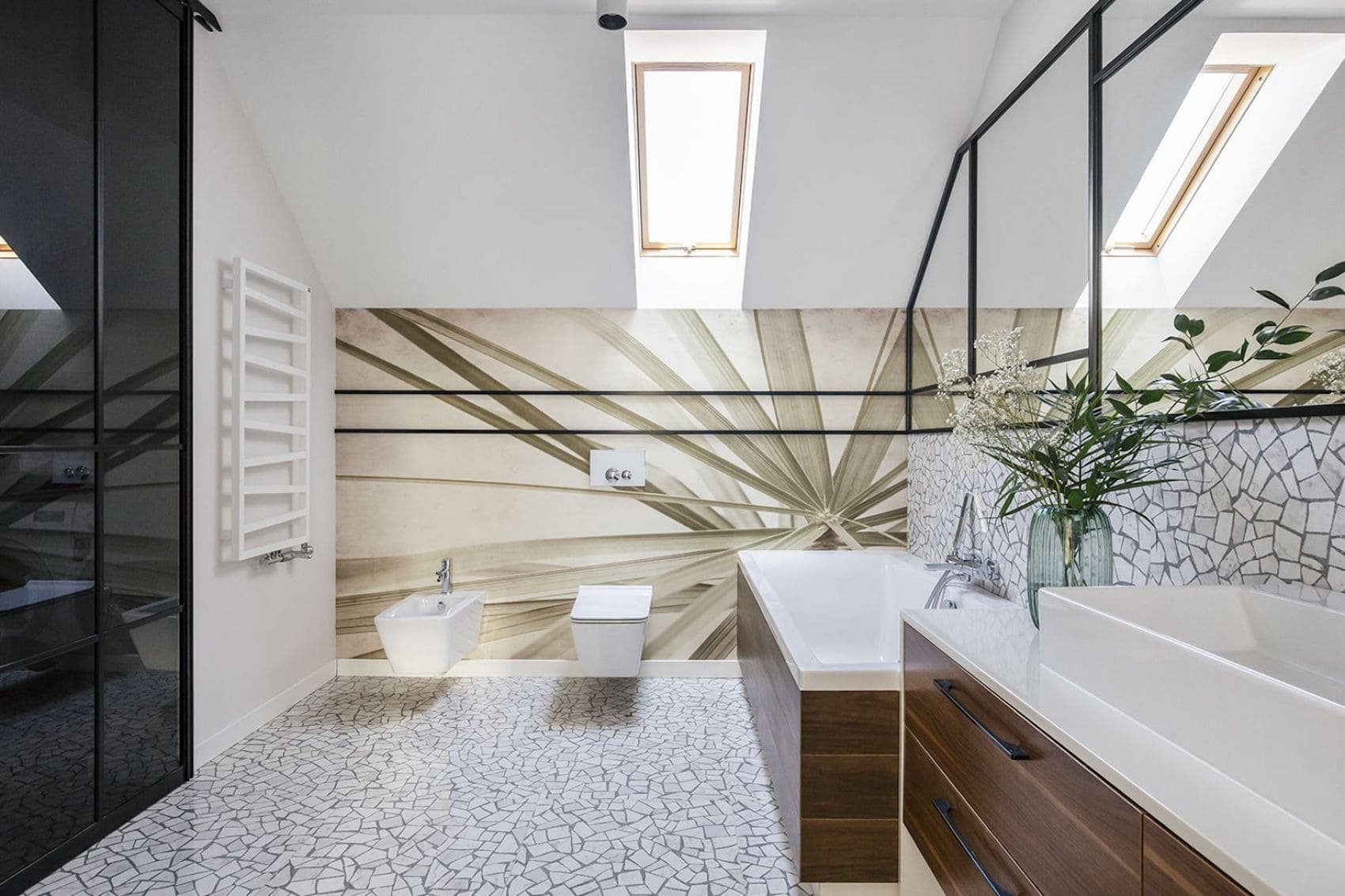 Dům plný rozmanitých textur a nonšalantní hry s geometrií