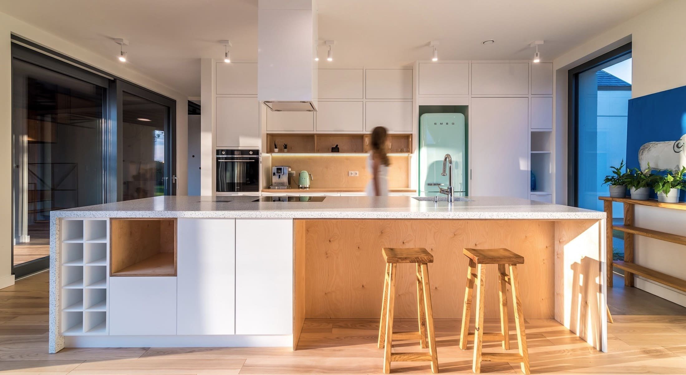 Dům plný světla ve tvaru hvězdy