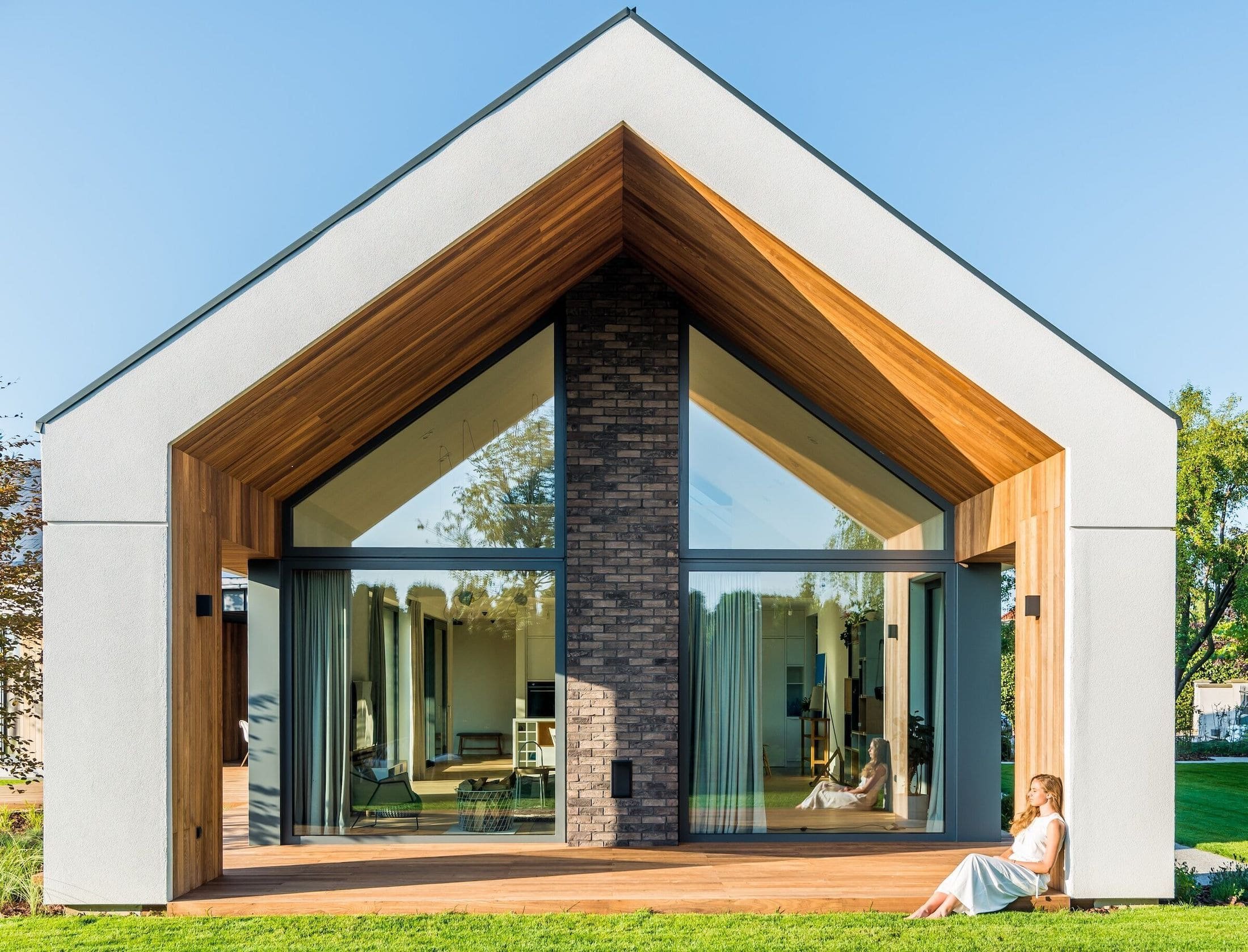 Dům plný světla ve tvaru hvězdy