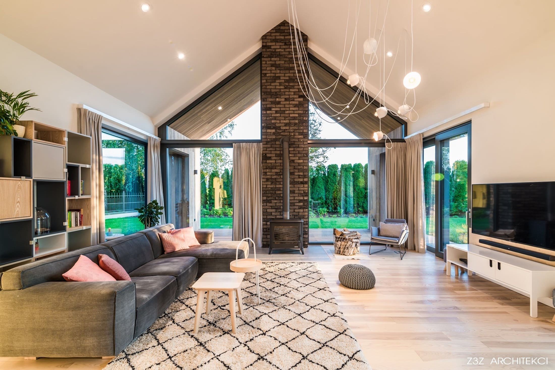 Dům plný světla ve tvaru hvězdy