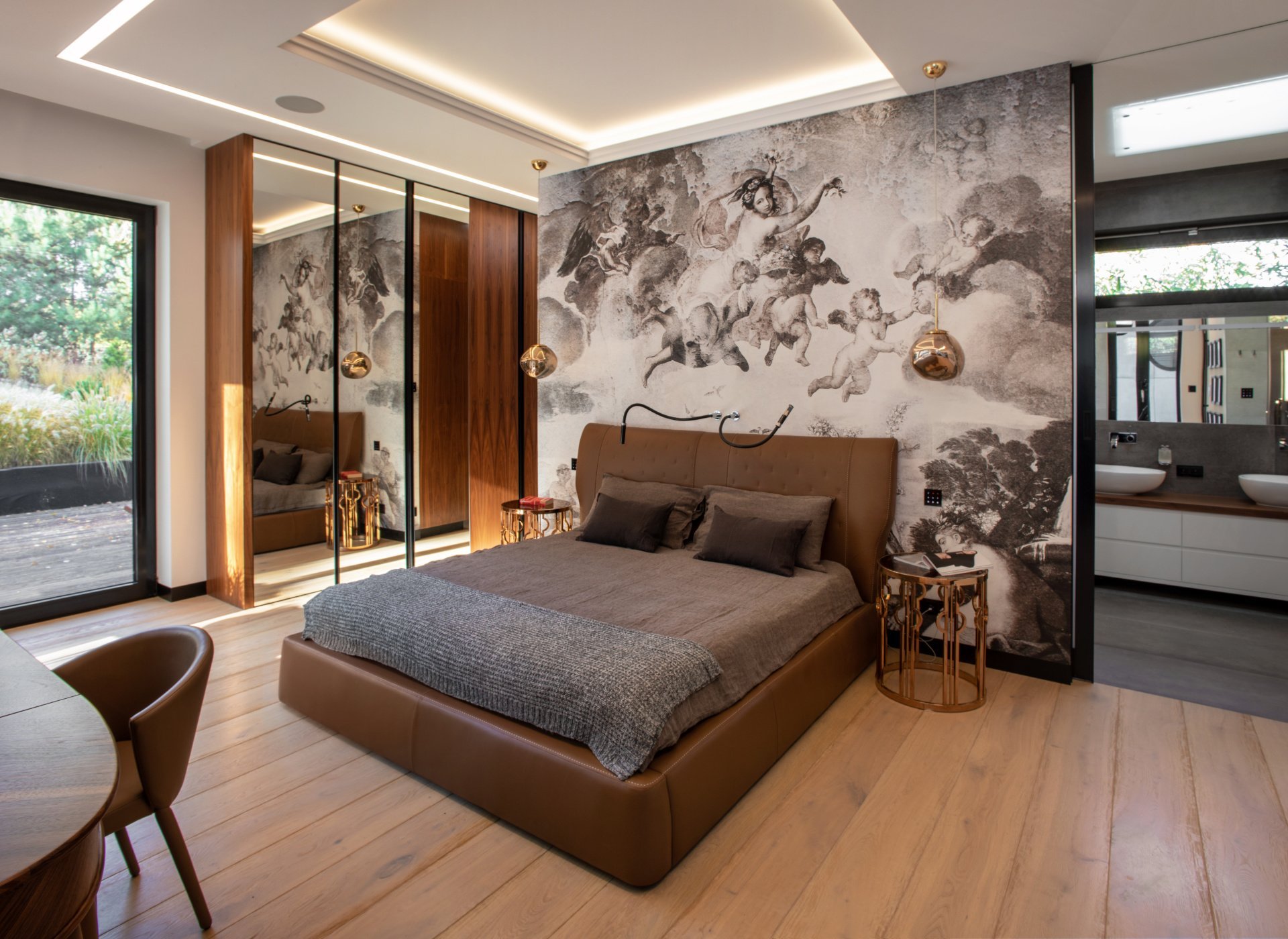 Dům rozdělený betonovou zdí