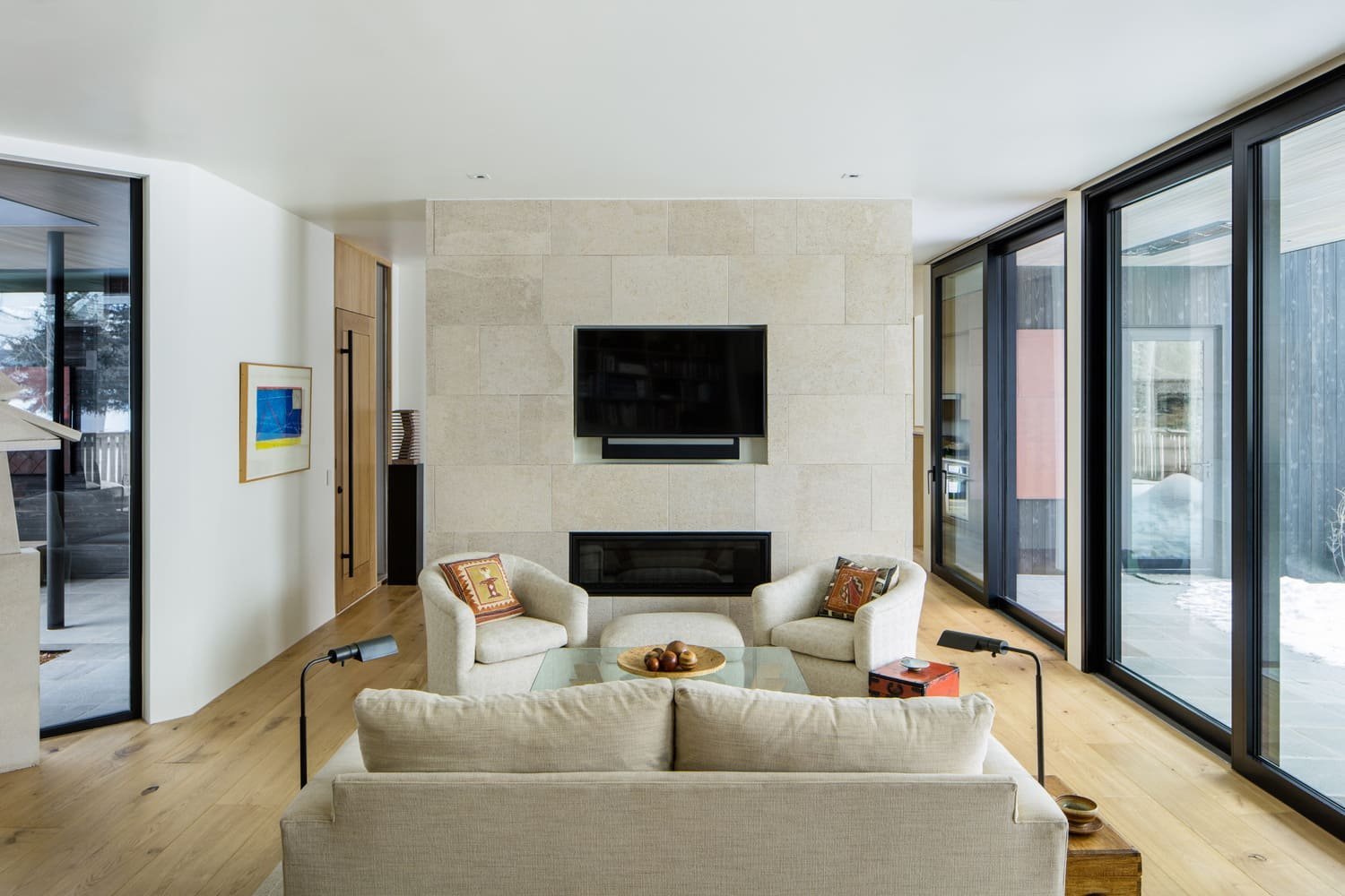 Dům ve tvaru písmene V pro pár v důchodu