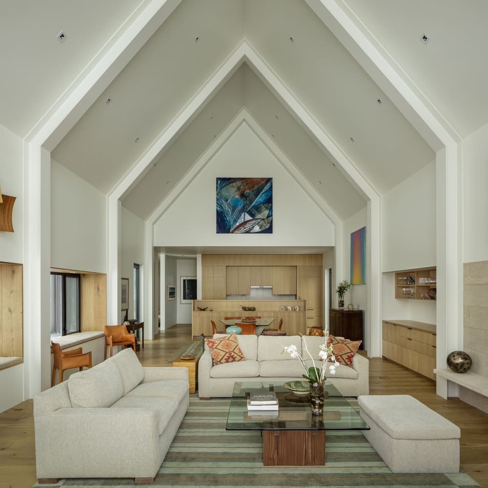 Dům ve tvaru písmene V pro pár v důchodu