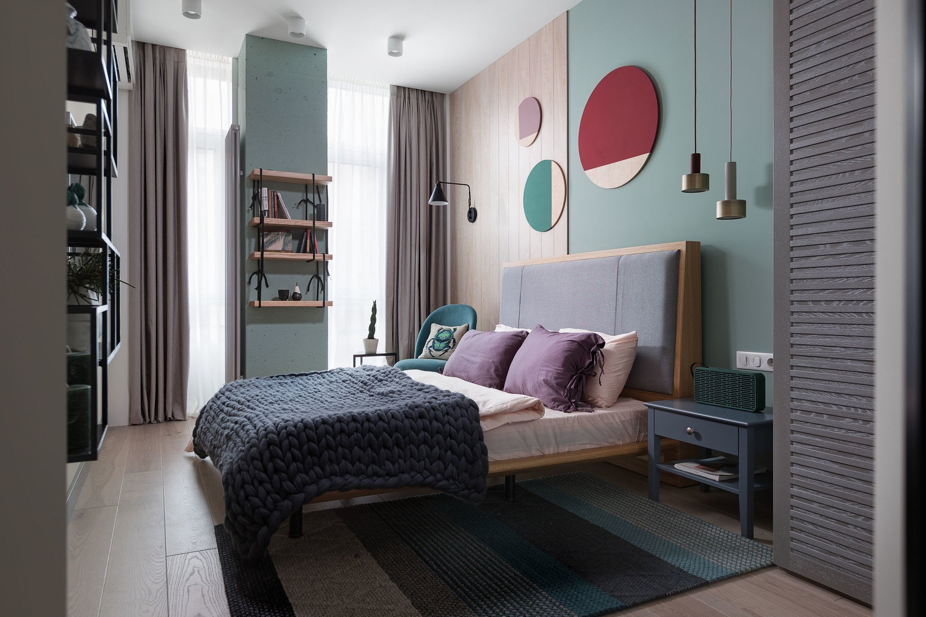 Důmyslně řešený malý byt ve skandinávském stylu