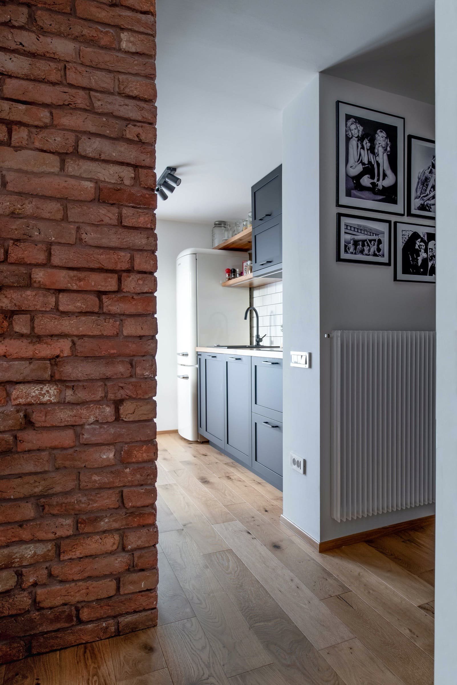 Industriální byt v podkroví