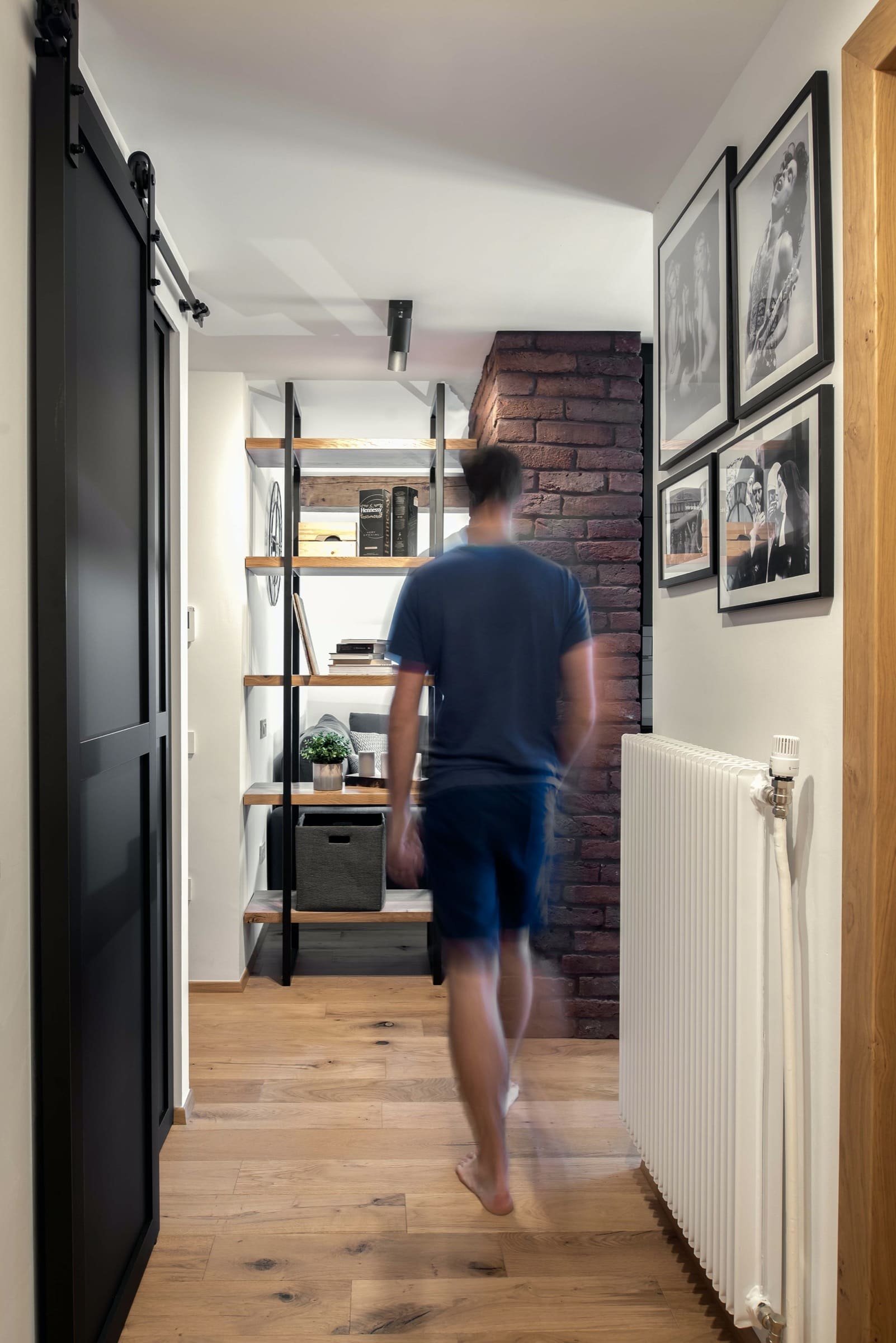 Industriální byt v podkroví