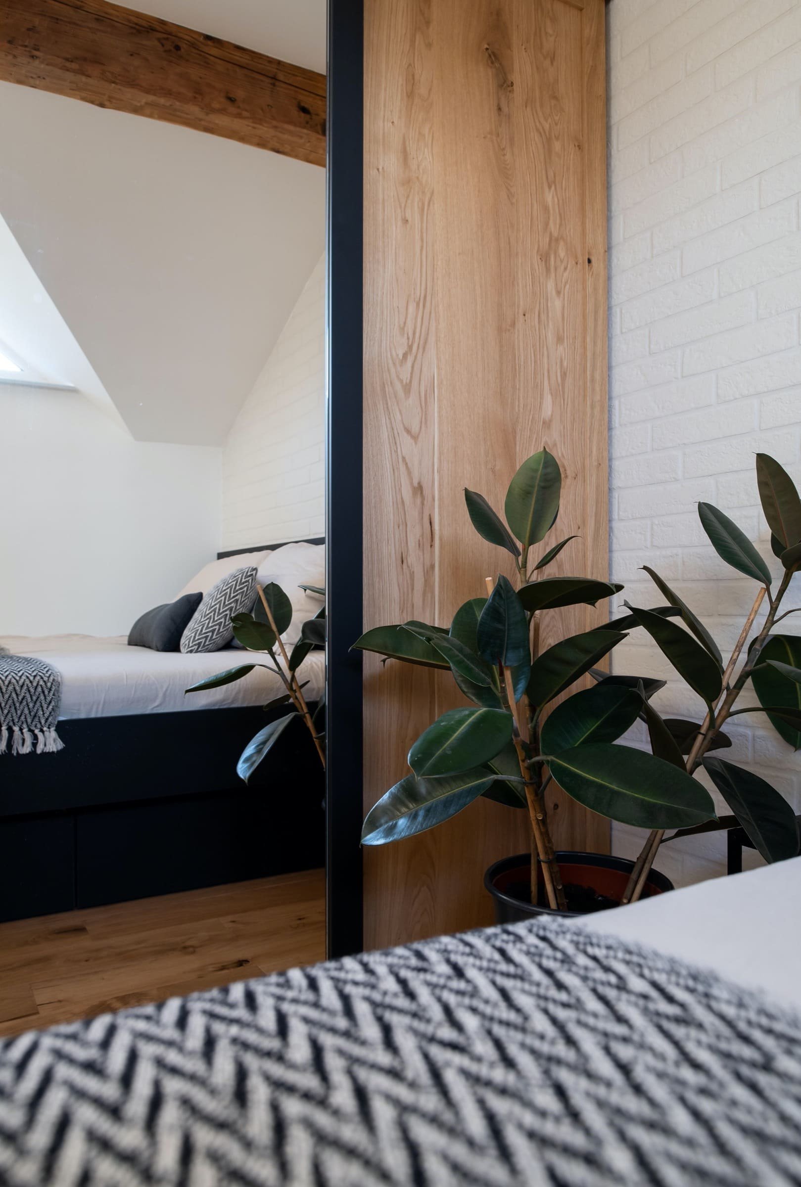 Industriální byt v podkroví