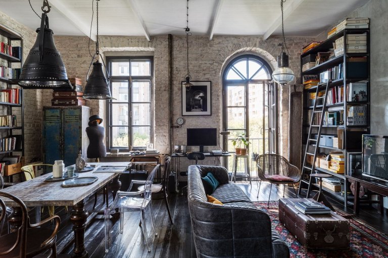 Industriální styl se těší stále velké oblibě