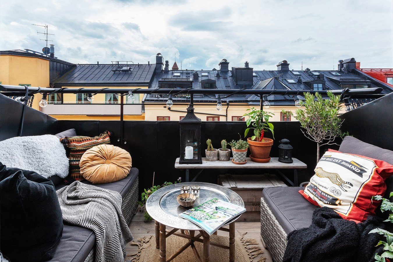 Malý podkrovní byt ve Stockholmu