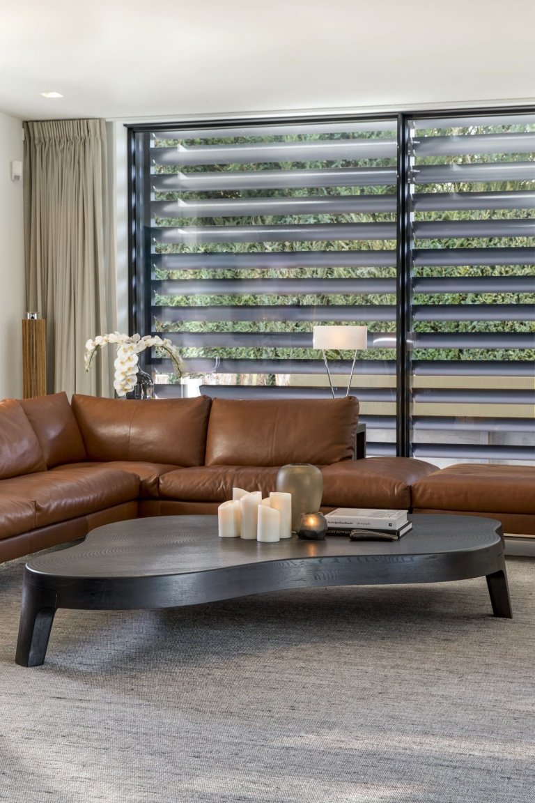 Moderní dům s doškovou střechou