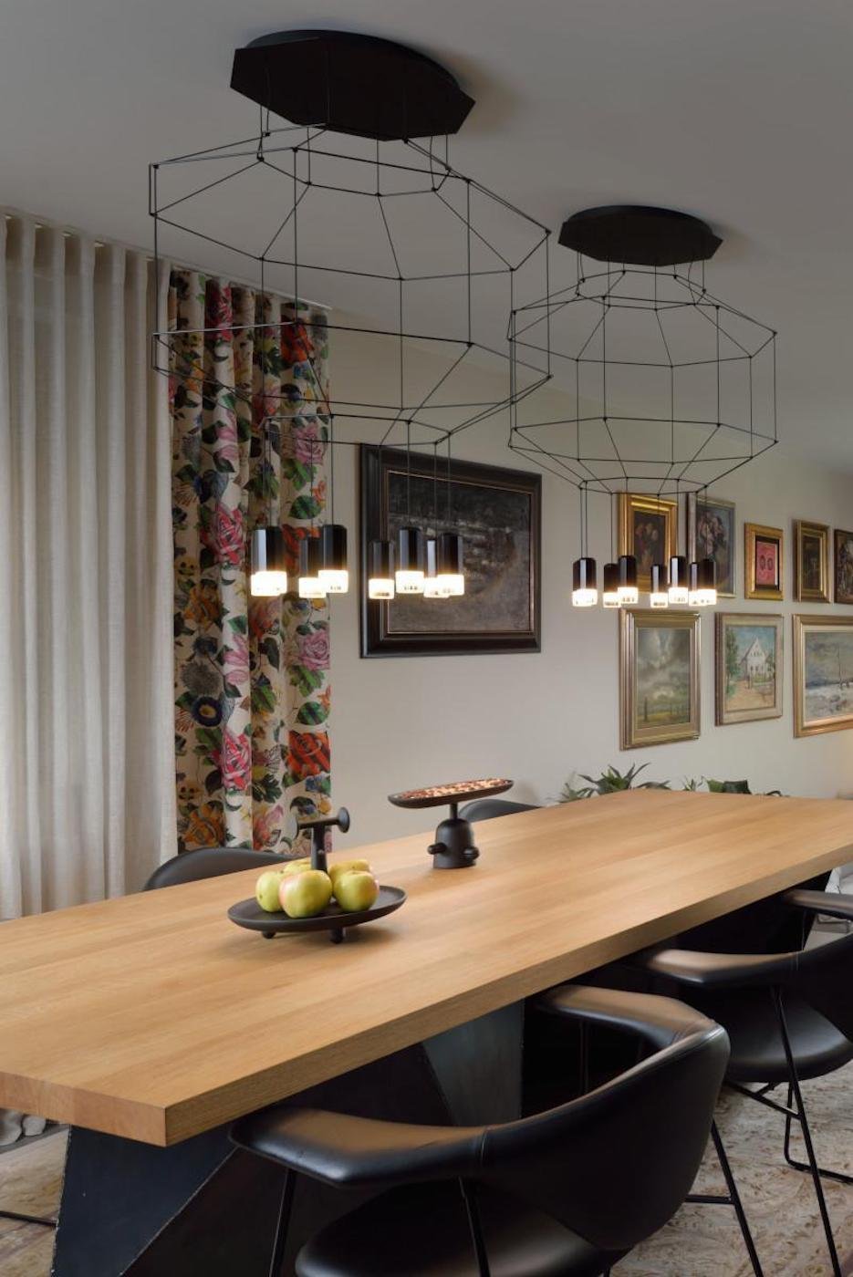 Odvážný eklektický interiér rodinného domu