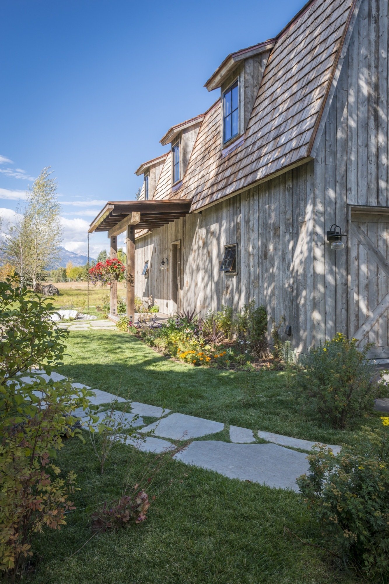 Rustikální stodola v moderním retro stylu