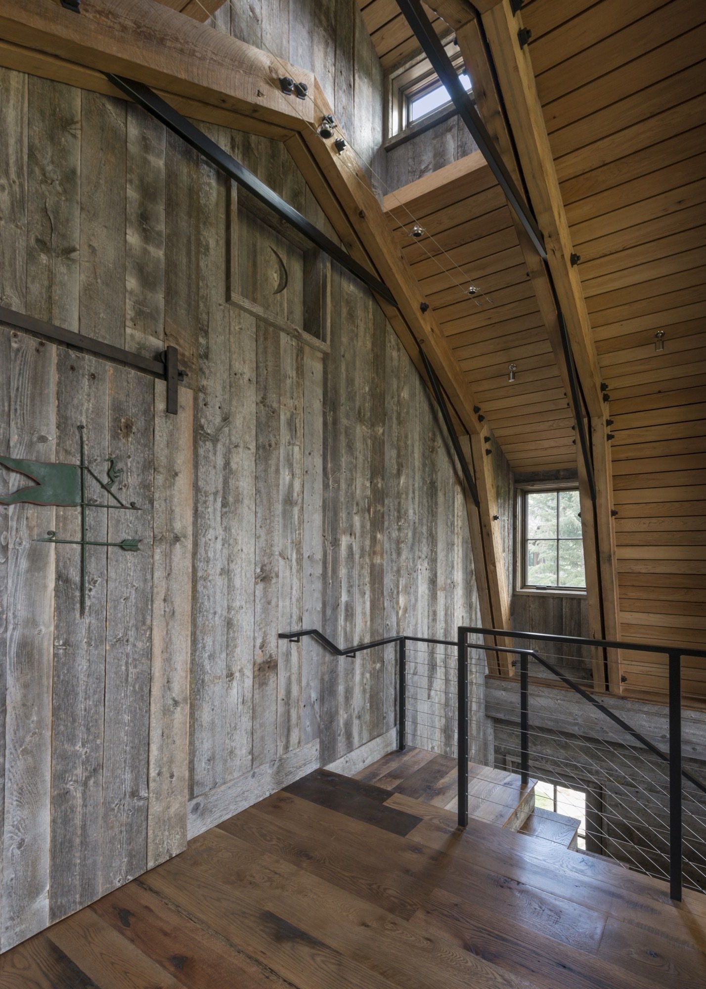 Rustikální stodola v moderním retro stylu