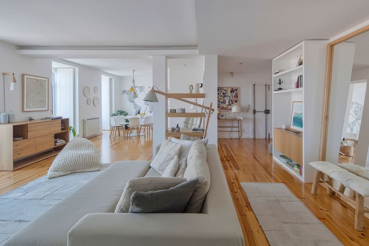 Skandinávský styl interiéru v Portugalsku