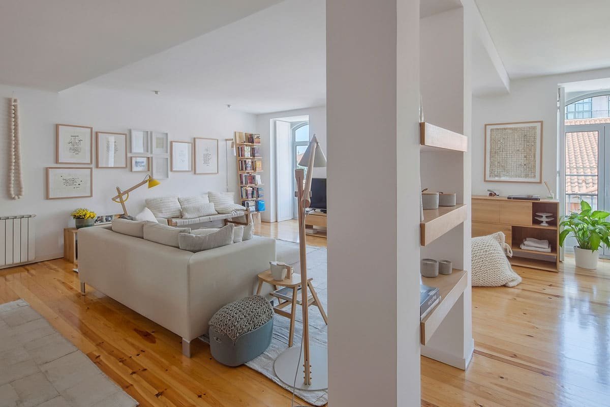 Skandinávský styl interiéru v Portugalsku