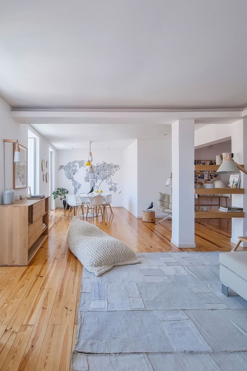 Skandinávský styl interiéru v Portugalsku