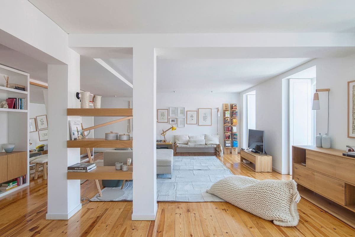 Skandinávský styl interiéru v Portugalsku