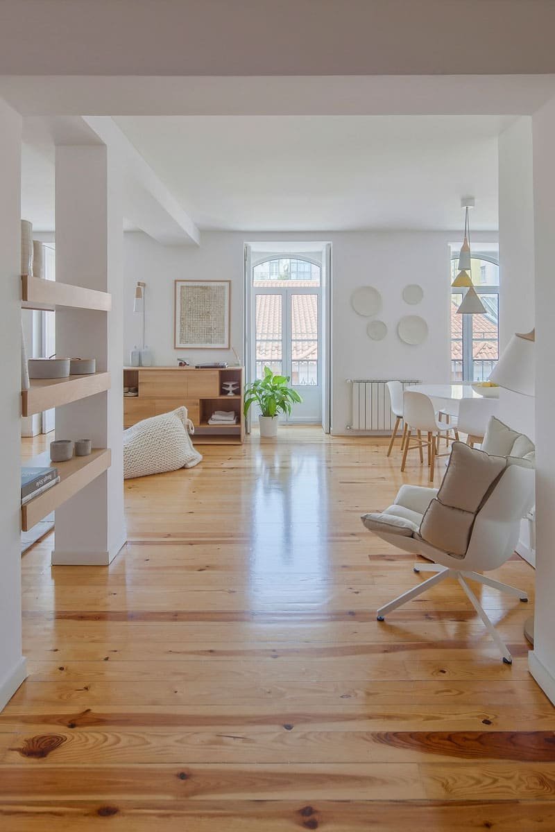 Skandinávský styl interiéru v Portugalsku