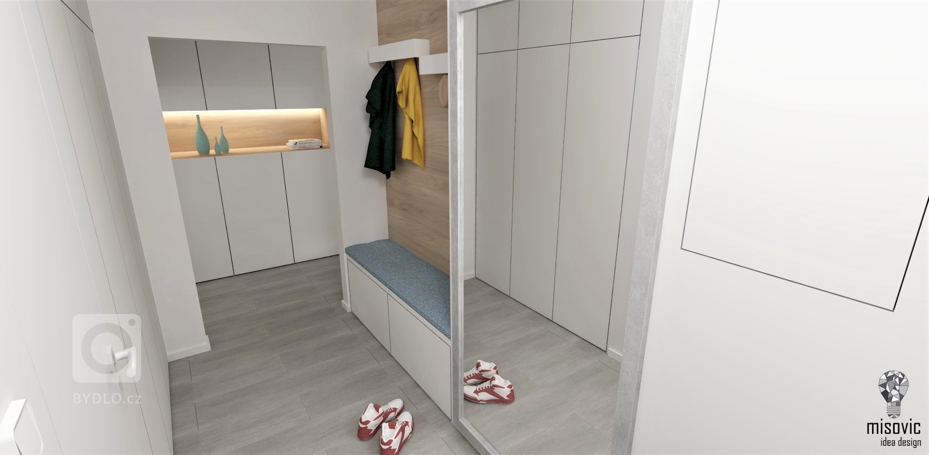 Návrh interiéru rodinného domu v Slovenskom Grobe.

Spolupráca so zákazníkmi prebehla na výbornú a výsledkom je tento pekný interiér. Spojenie nadčasových…