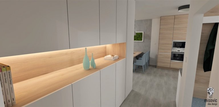 Návrh interiéru rodinného domu v Slovenskom Grobe.

Spolupráca so zákazníkmi prebehla na výbornú a výsledkom je tento pekný interiér. Spojenie nadčasových…