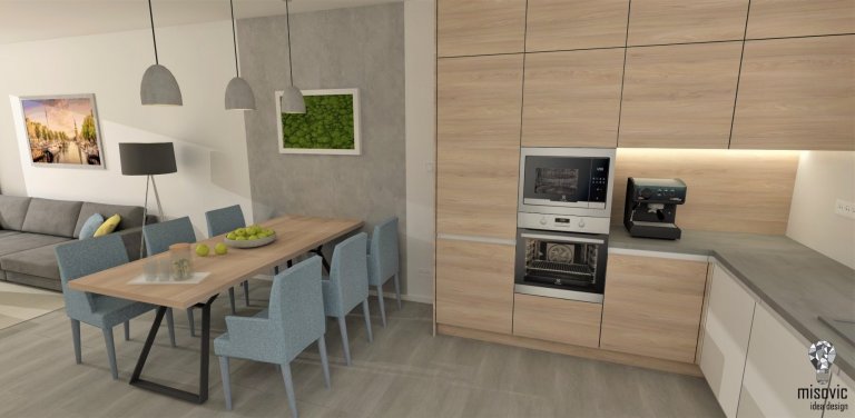 Návrh interiéru rodinného domu v Slovenskom Grobe.

Spolupráca so zákazníkmi prebehla na výbornú a výsledkom je tento pekný interiér. Spojenie nadčasových…