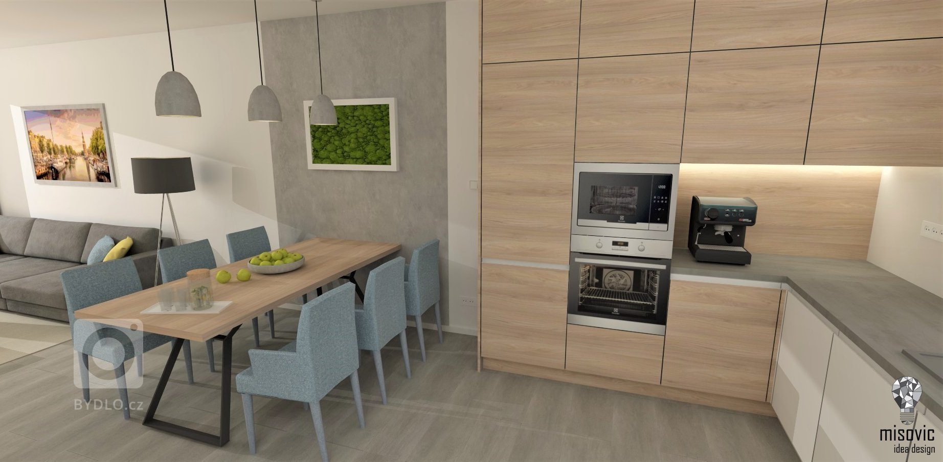 Návrh interiéru rodinného domu v Slovenskom Grobe.

Spolupráca so zákazníkmi prebehla na výbornú a výsledkom je tento pekný interiér. Spojenie nadčasových…