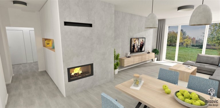 Návrh interiéru rodinného domu v Slovenskom Grobe.

Spolupráca so zákazníkmi prebehla na výbornú a výsledkom je tento pekný interiér. Spojenie nadčasových…