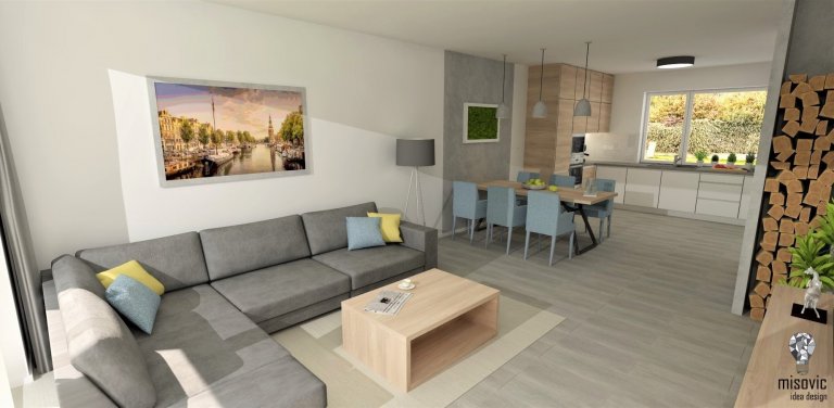 Návrh interiéru rodinného domu v Slovenskom Grobe.

Spolupráca so zákazníkmi prebehla na výbornú a výsledkom je tento pekný interiér. Spojenie nadčasových…