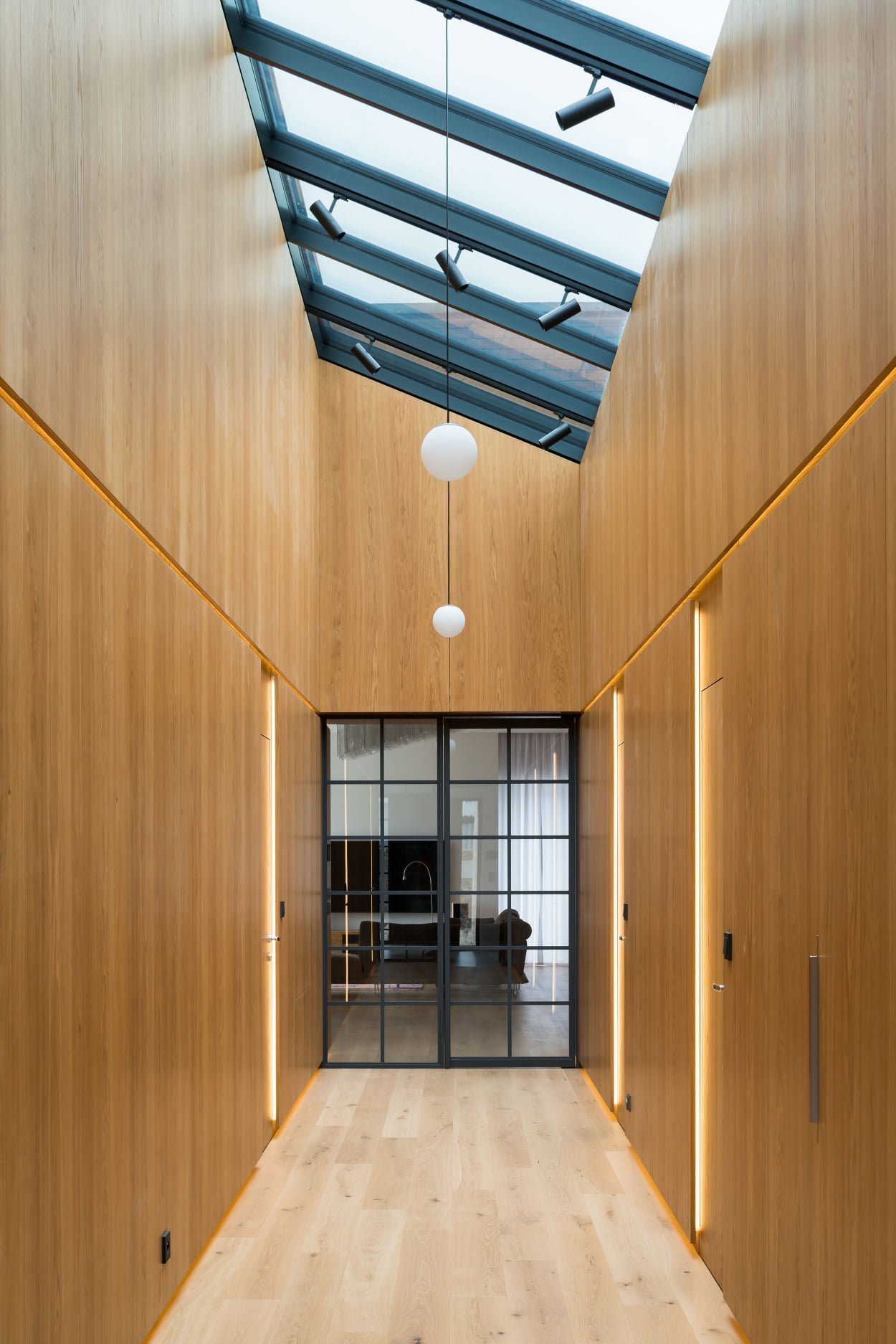 Luxusní interiér rodinného domu v Praze