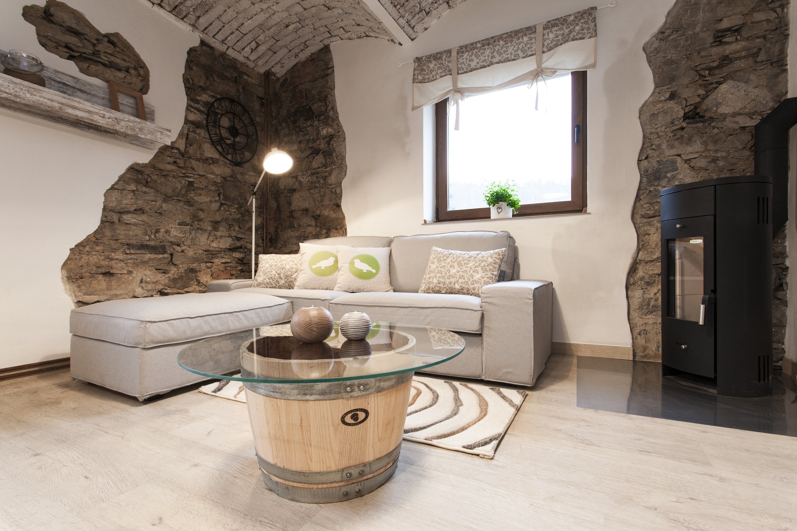 Rekonstrukce v domě jenž byl původně hospodářským stavením