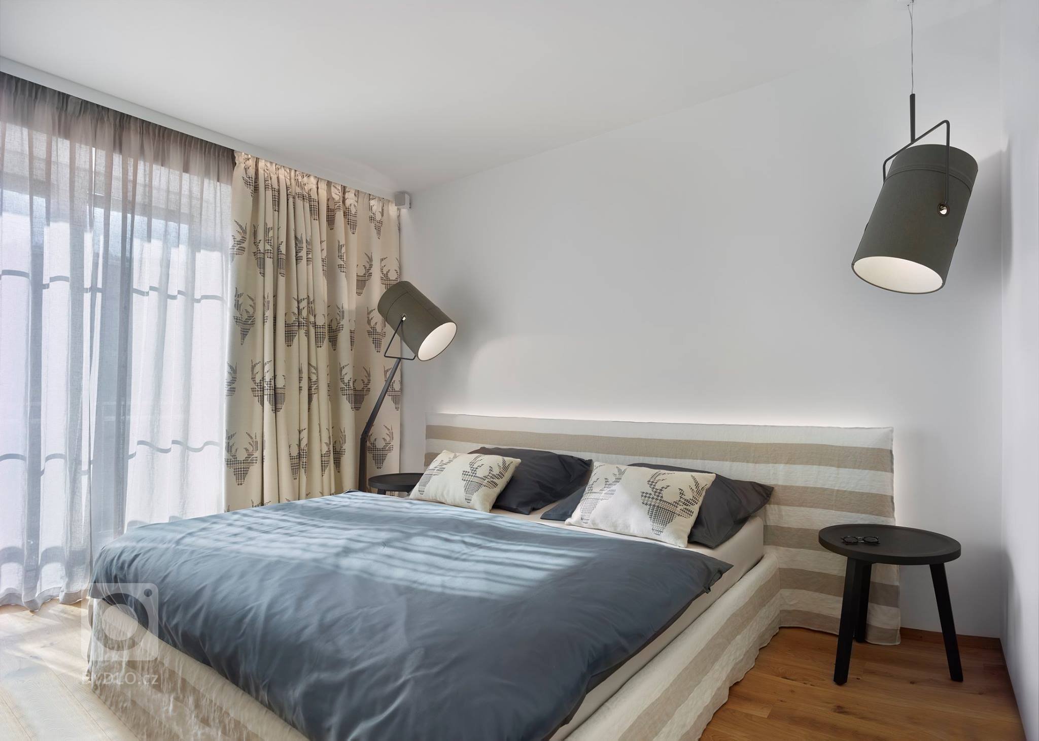 Interiér soukromého horského&nbsp;apartmánu v Beskydech
