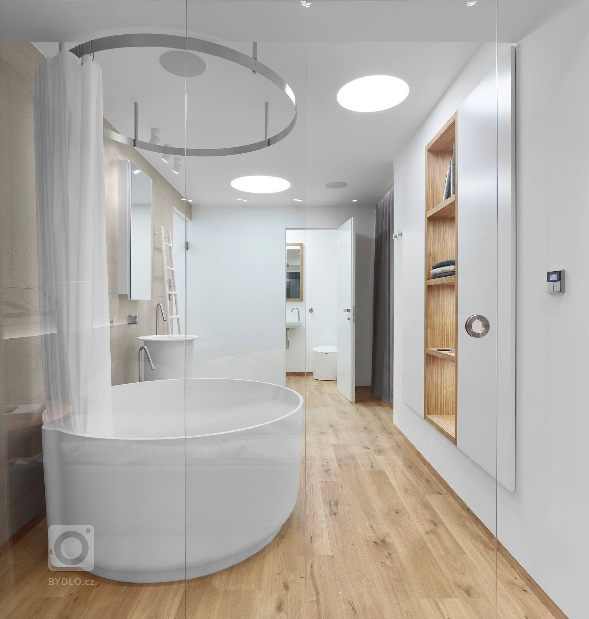 Interiér soukromého horského&nbsp;apartmánu v Beskydech
