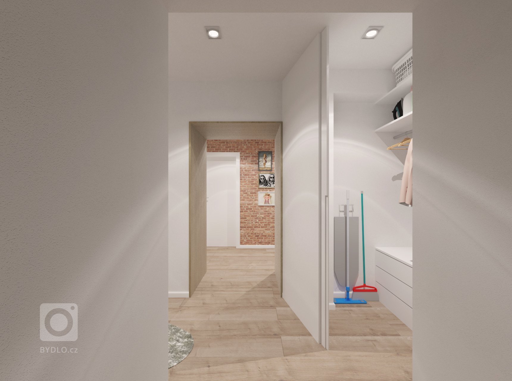 Interiér bytu sa nesie v neutrálnych farebných odtieňoch. V kuchyni sme vytvorili ostrov s dostatočnou pracovnou plochou a barovým sedením, na ktorý plynulo…