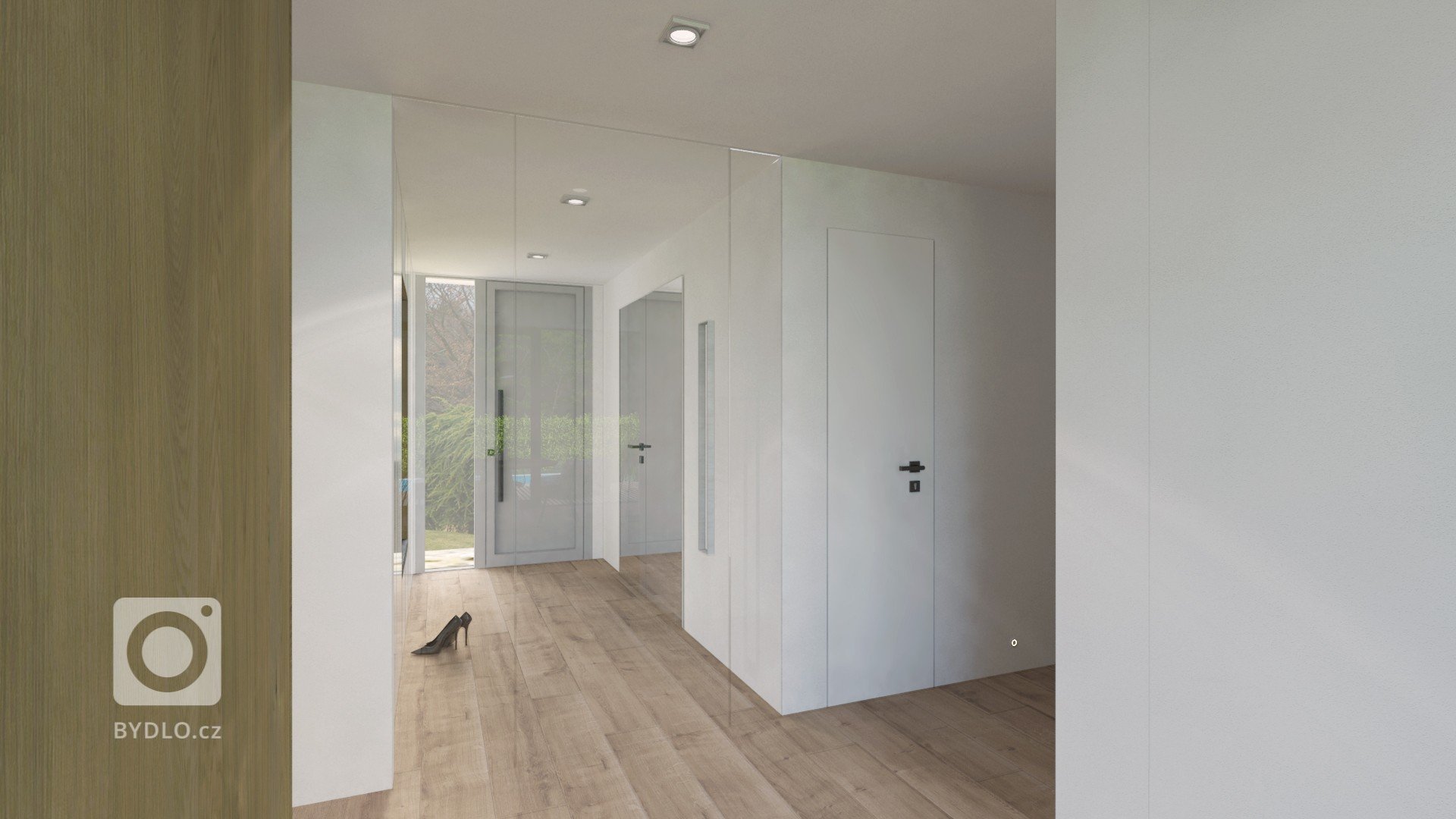 Veľkorysý priestor spoločenskej časti nám dovolil vytvoriť priestrannú kuchyňu s dizajnovým ostrovom, ktorým je čiastočne oddelená od obývacej časti. Biela na…