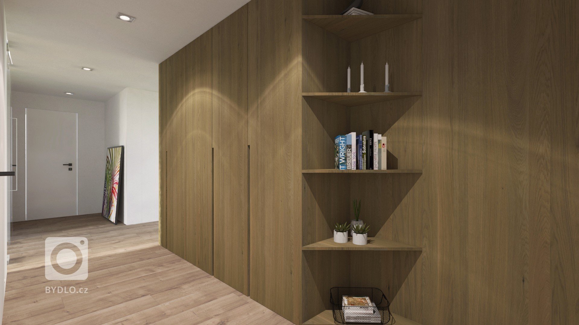 Veľkorysý priestor spoločenskej časti nám dovolil vytvoriť priestrannú kuchyňu s dizajnovým ostrovom, ktorým je čiastočne oddelená od obývacej časti. Biela na…