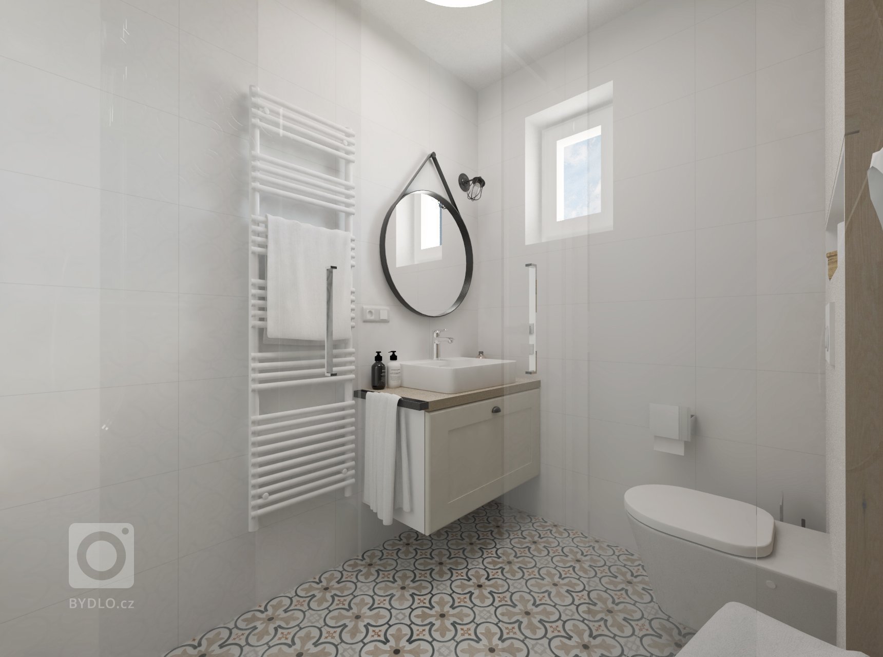 Interiér prízemia novostavby s nádychom provensálskeho štýlu. Biela kuchynská linka s masívnou drevenou pracovnou doskou je doplnená o dizajnový digestor a…