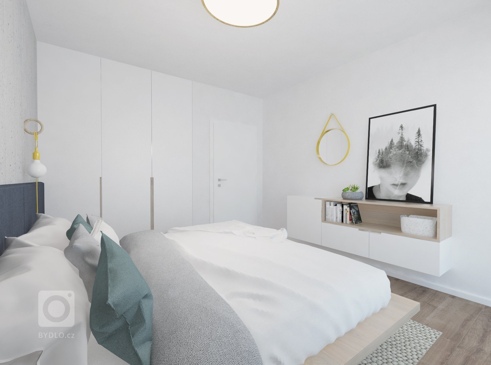 Jednoduchý dizajn nábytku je nosným prvkom tohto interiéru,aj napriek menšej podlahovej ploche priestor pôsobí veľmi vzdušne. Svetlosť priestoru umocňuje…