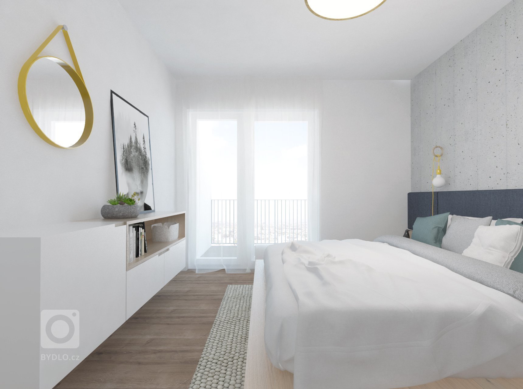 Jednoduchý dizajn nábytku je nosným prvkom tohto interiéru,aj napriek menšej podlahovej ploche priestor pôsobí veľmi vzdušne. Svetlosť priestoru umocňuje…