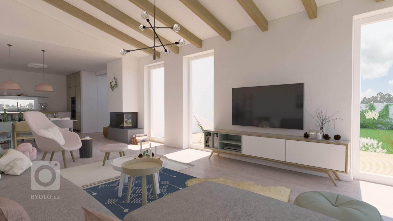 Škandinávsky nádych interiéru