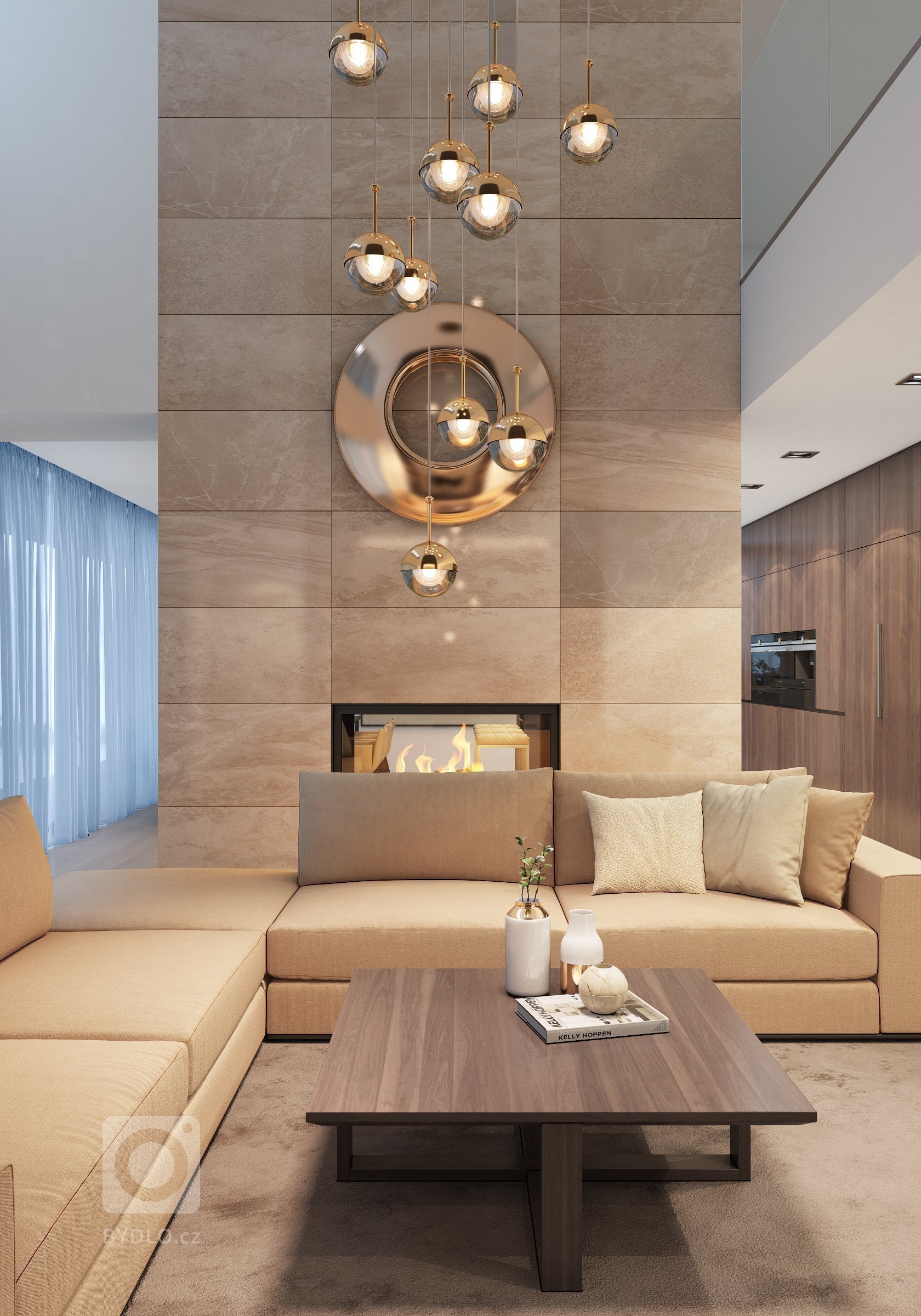 Návrh interiéru dvoupodlažního domu, kde jsou použity exkluzivní materiály s vysokou kvalitou. Interiéry jsou řešeny velkoryse, obzvláště hlavní denní prostor…