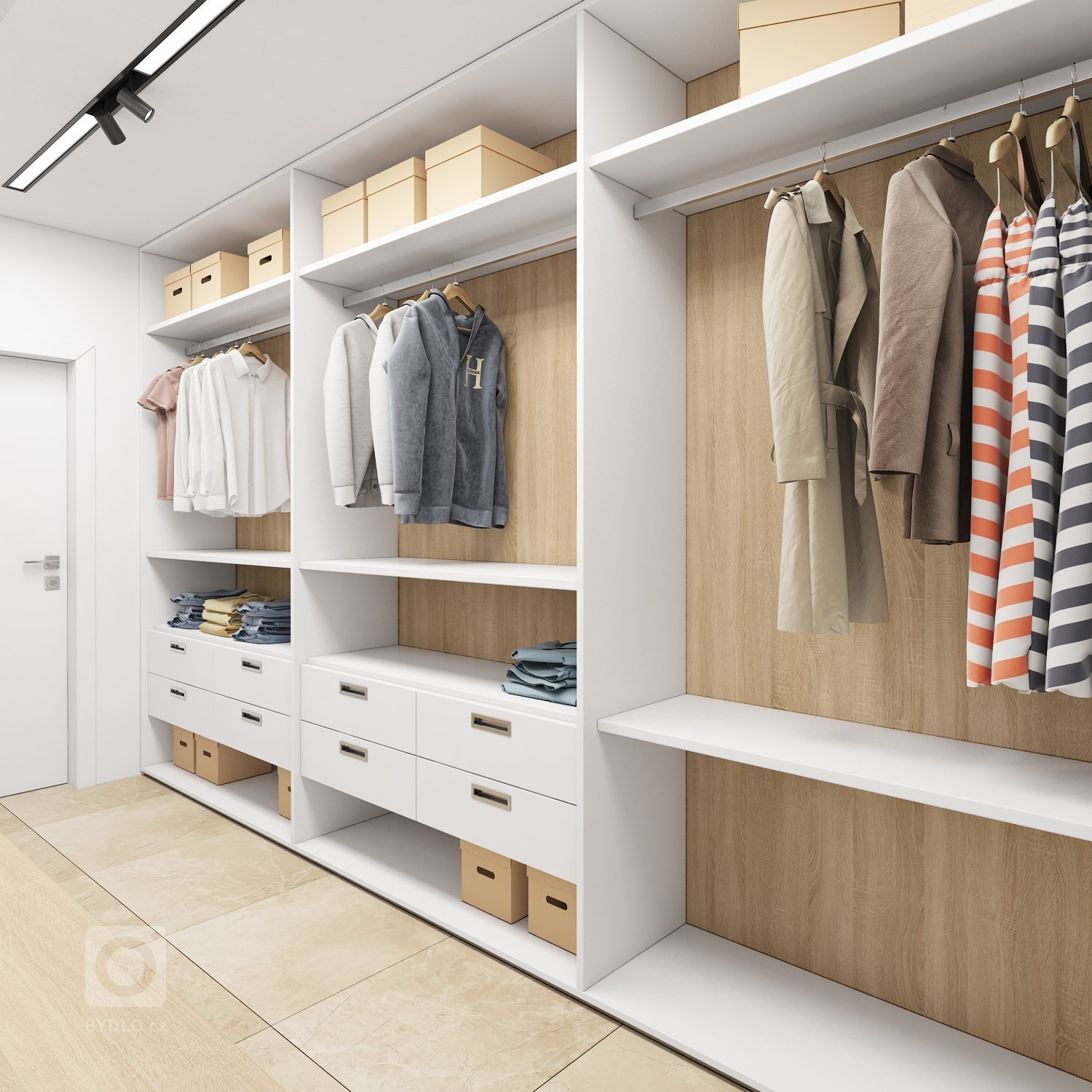 Návrh interiéru dvoupodlažního domu, kde jsou použity exkluzivní materiály s vysokou kvalitou. Interiéry jsou řešeny velkoryse, obzvláště hlavní denní prostor…